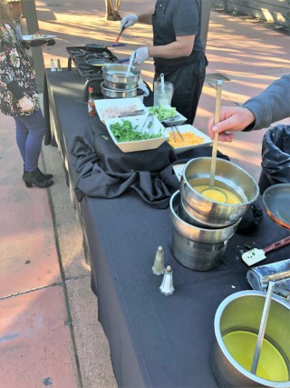 Breakfast on the day of the conference; Designing Your Life Book Review women's workshop