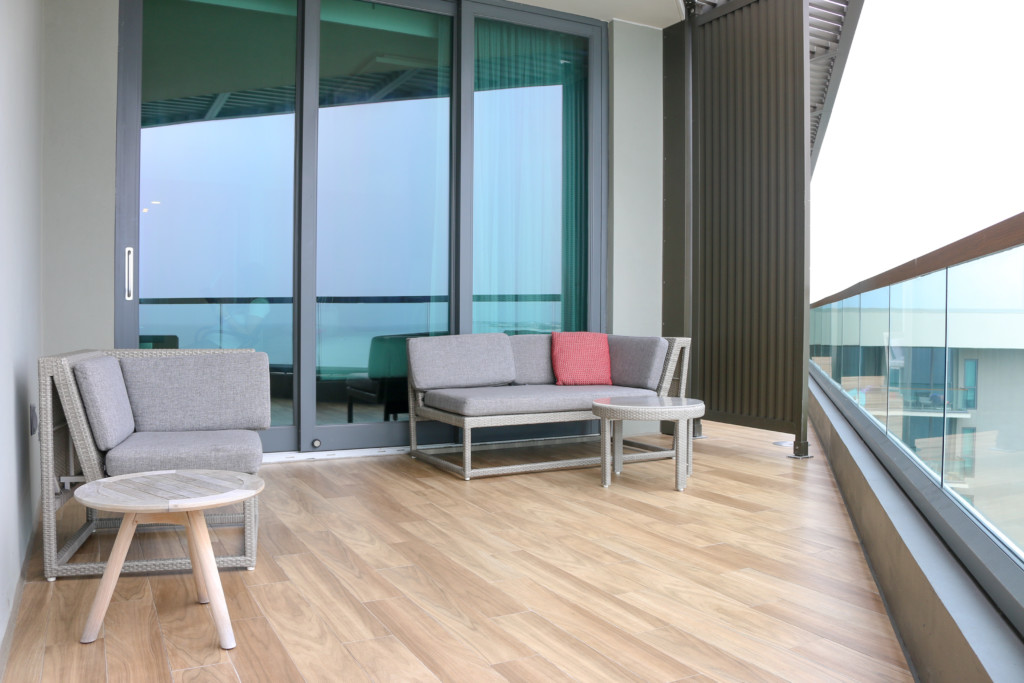 Kimpton Seafire Resort Room Review || 10th floor balcony